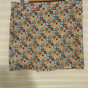 Peter Millar Colorful Geometric Mini Skirt